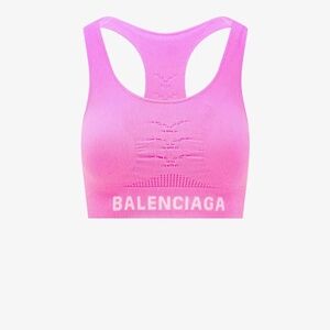 Balenciaga Pink Sports Bra Sz Lg Orig. $600